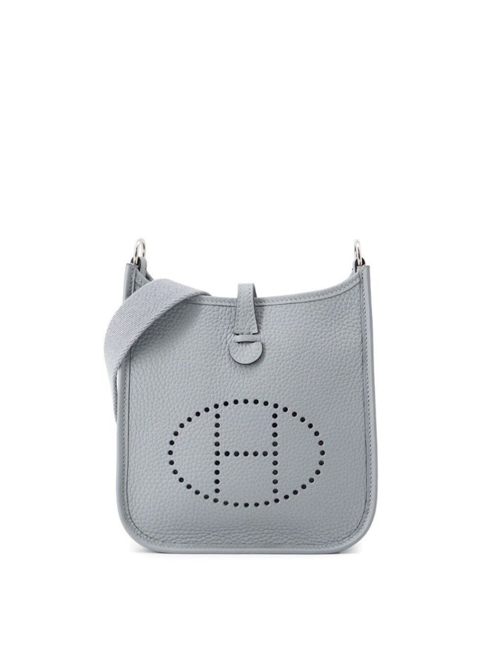 Hermes Shoulder Bag Evelyne TPM 111 Amazon Gray Pantin Silver Taurillon Clemence
